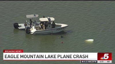 One dead as plane goes down in Eagle Mountain Lake