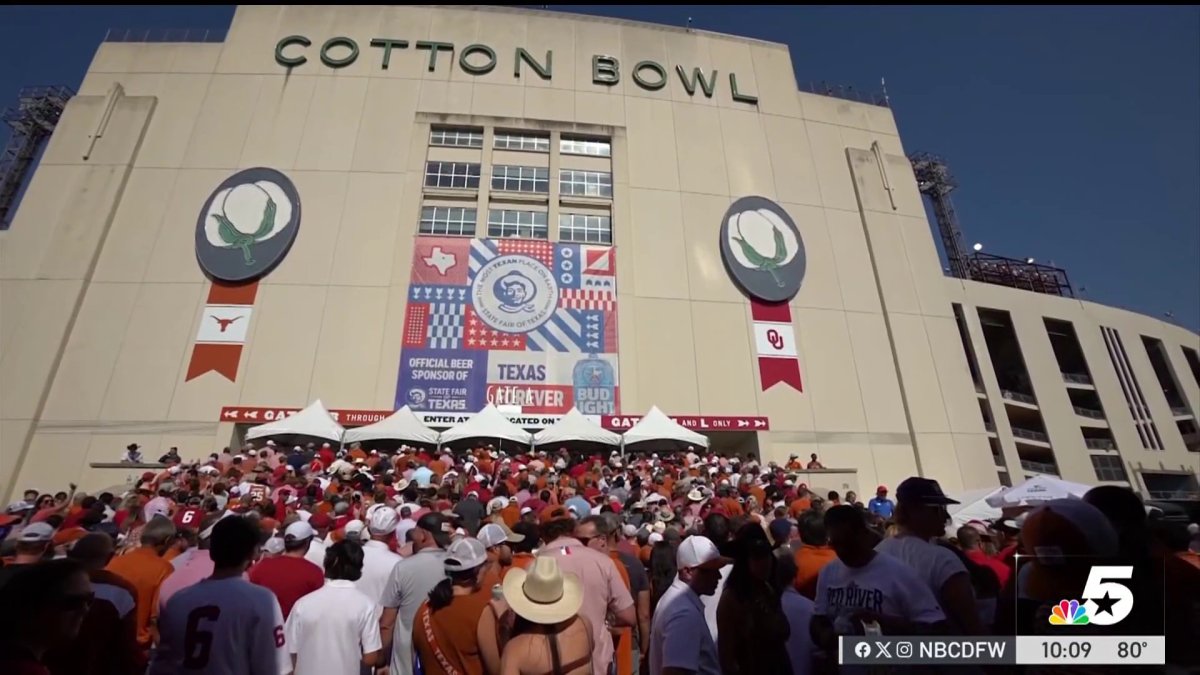 Texas-OU fans turn out at Red River Rivalry in Dallas – NBC 5 Dallas ...