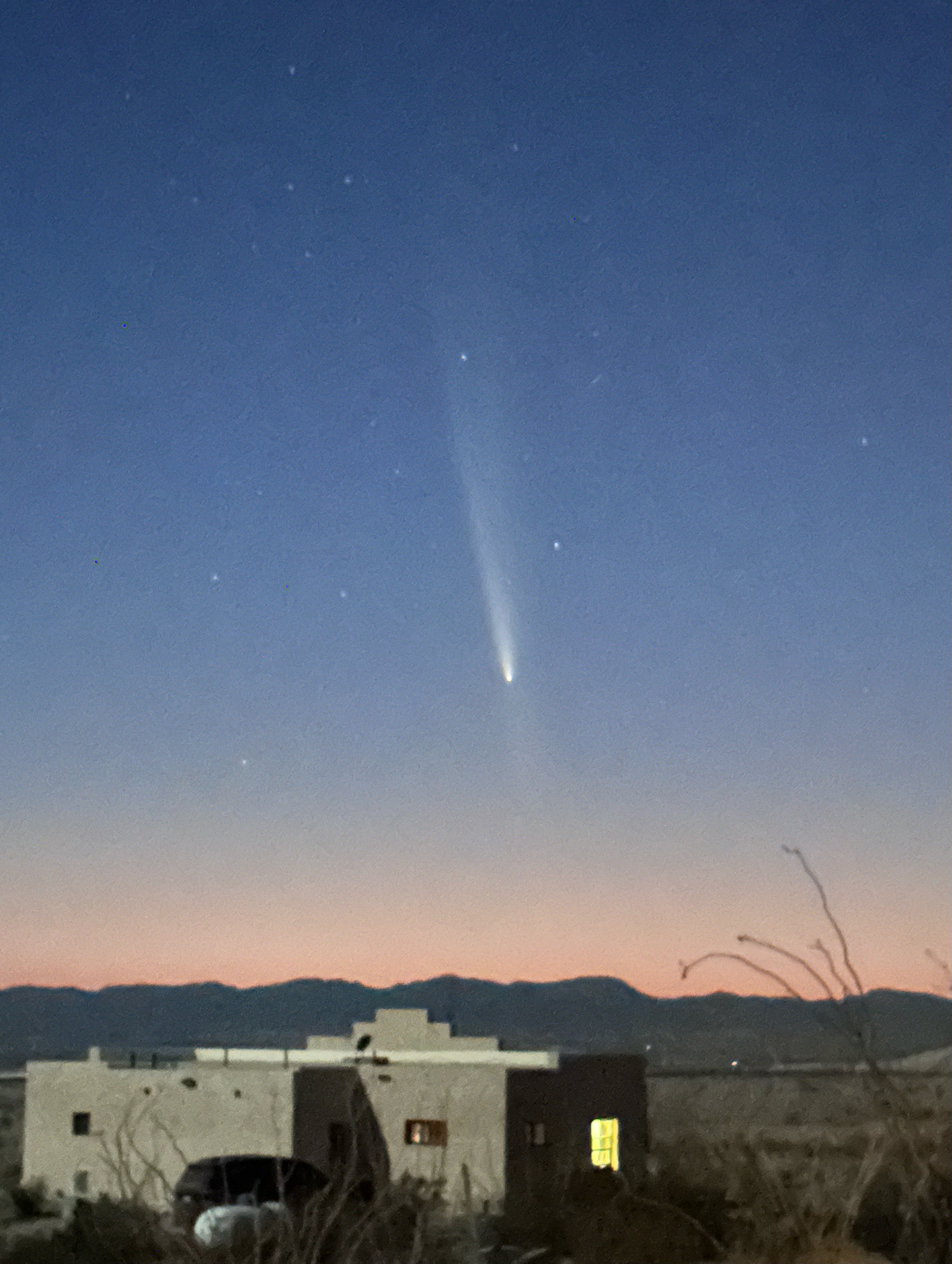 We took this photo from Terlingua (ten bits ranch) last evening 10/13/2024. I have more on my camera.  Keith Stolarek