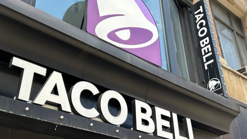 Taco Bell fast food restaurant.