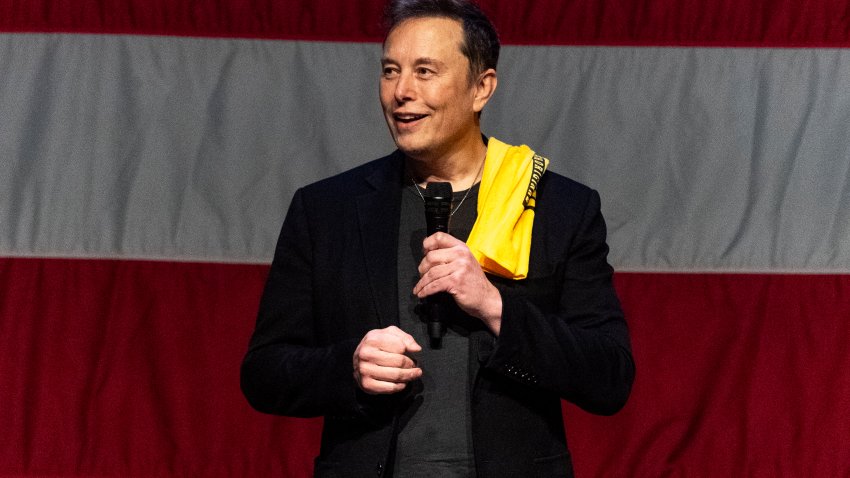 PITTSBURGH, PENNSYLVANIA – OCTOBER 20: SpaceX and Tesla founder Elon Musk speaks at a town hall with Republican candidate U.S. Senate Dave McCormick at the Roxain Theater on October 20, 2024 in Pittsburgh, Pennsylvania. Musk also awarded an attendee $1 million dollars during the event. Musk has donated more than $75 million to America PAC, which he co-founded with fellow Silicon Valley venture capitalists and tech businessmen to support Republican presidential nominee, former U.S. President Donald Trump. (Photo by Michael Swensen/Getty Images)