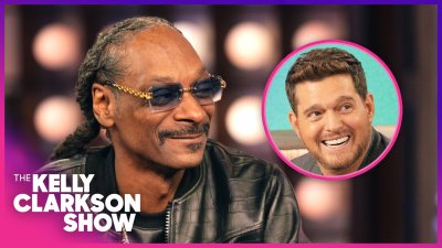 Snoop Dogg's has emotional reaction to bonding with Michael Bublé's daughter