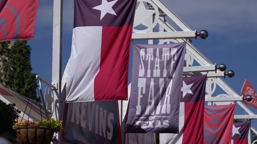 State Fair of Texas flags.