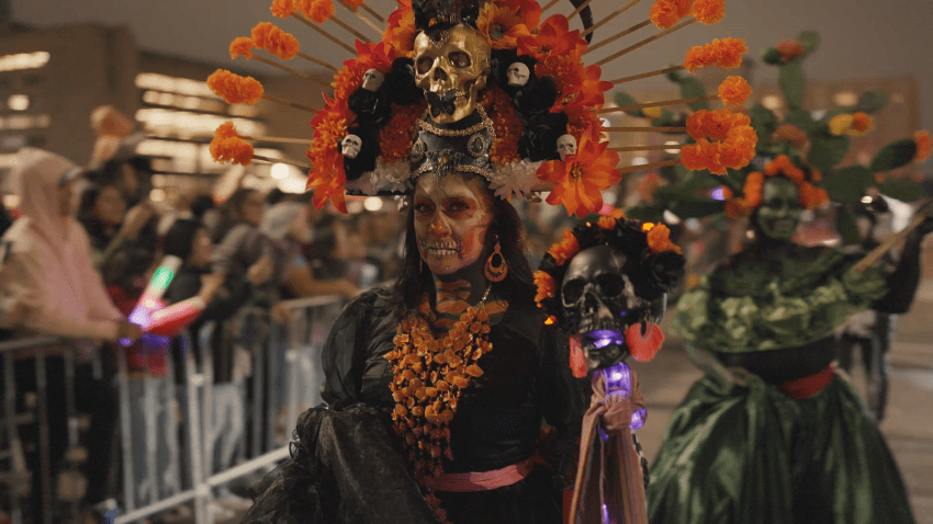 Catrina at the Dallas Dia de los Muertos Parade