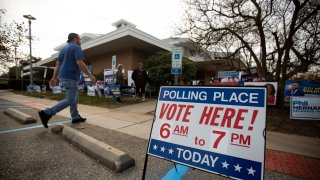 The Mary D. Pretlow Anchor Branch Library in the Ocean View neighborhood of Norfolk, Virginia on Election Day Nov. 7, 2023.