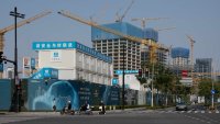 Pictured here is a Shanghai development under construction on Nov. 4, 2024.