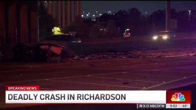 Fatal crash shuts down southbound Central Expressway in Richardson