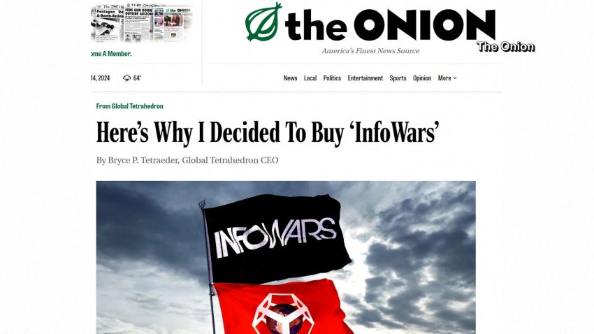 An article in The Onion.