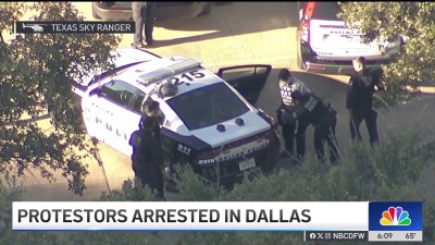 Protestors arrested in Dallas