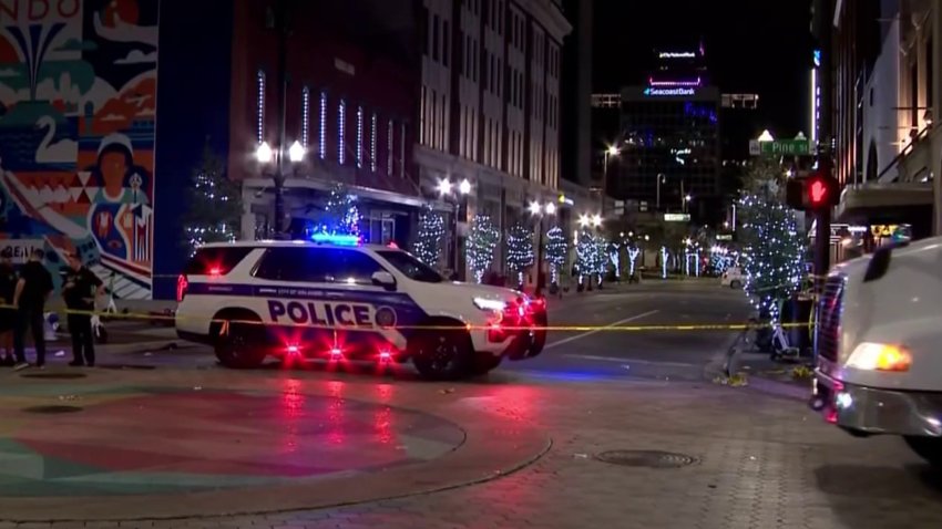 The Orlando Police Department is investigating after at least two people were killed and six were injured in an early morning shooting in downtown Orlando.