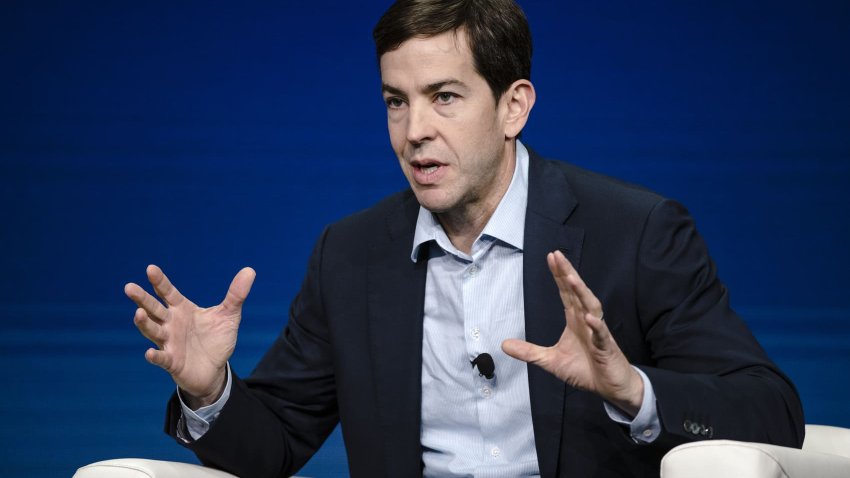 Todd McKinnon, CEO and co-founder of Okta, speaks during the BoxWorks 2019 Conference in San Francisco, California, on Oct. 3, 2019.