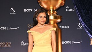 Mindy Kaling at the 82nd Golden Globe Awards Nominations held at The Beverly Hilton on December 09, 2024 in Los Angeles, California.