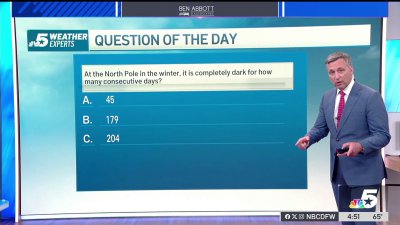 Weather Quiz: North Pole winters