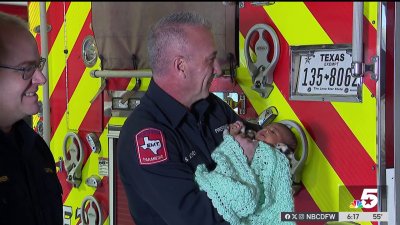 Denton Fire Department helps make an unexpected delivery