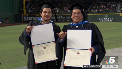 Father and son receive MBAs from UT Arlington