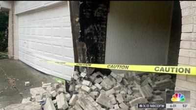 Plano family continues to clean wreckage after car crashes into home