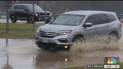 Heavy rain causes hazardous conditions for drivers