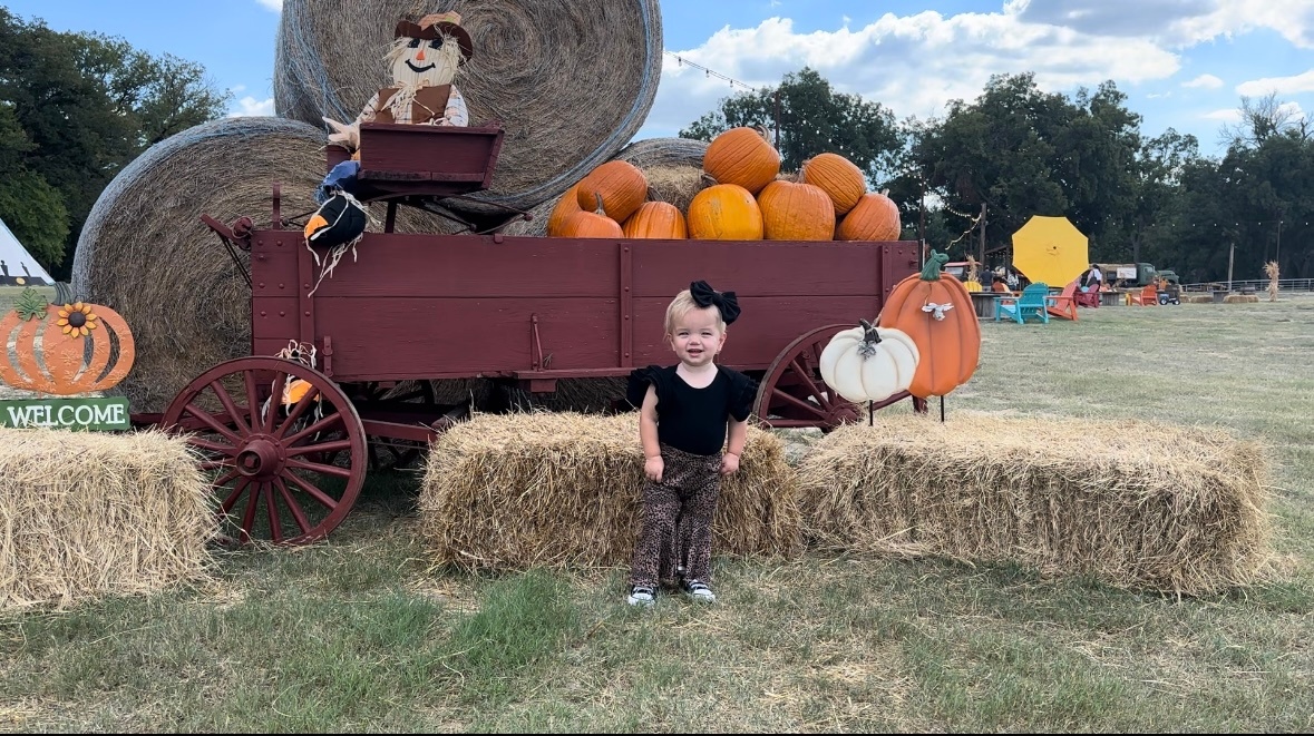 This is Roree enjoying her first time at Ruby Creek Family farm.  🙂