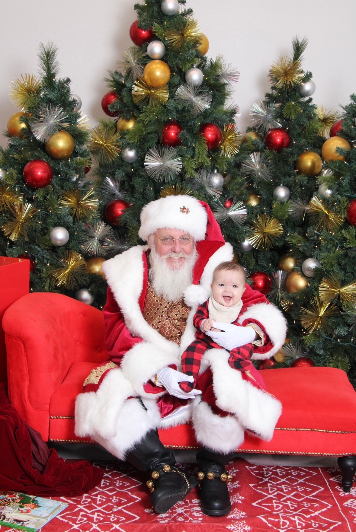 Noah’s first Christmas. He loved meeting Santa at the Tanger outlets. *Jackie Landeros*