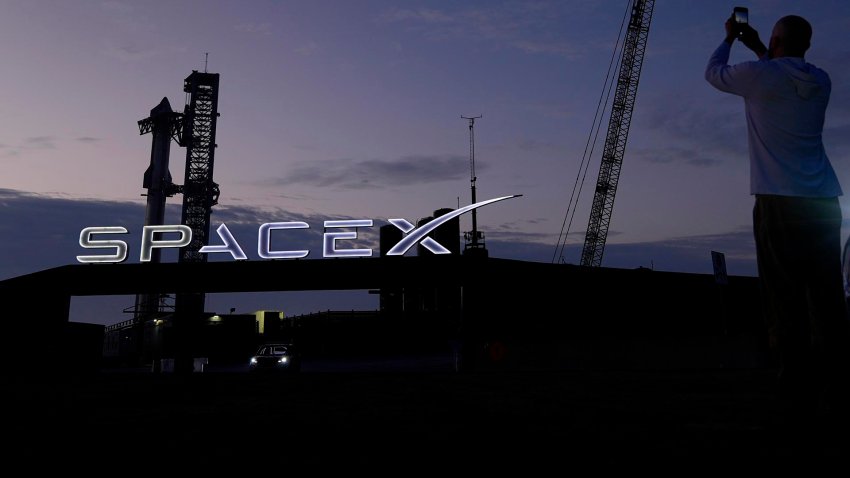 FILE – SpaceX’s mega rocket Starship as it is prepared for a test flight from Starbase in Boca Chica, Texas, Wednesday, March 13, 2024.