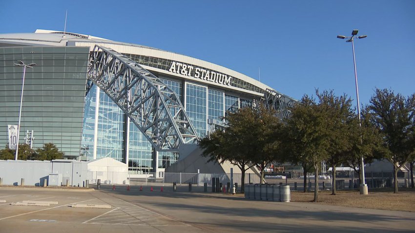 AT&T Stadium’s exterior  in Arlington, TX.