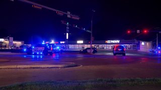 Denton police closed the westbound lane of University Drive for several hours during their investigation.