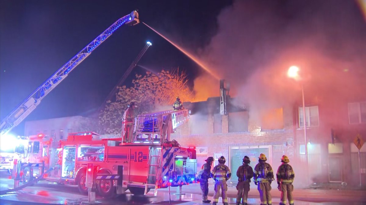 Fort Worth firefighters battle commercial building fire Monday – NBC 5 ...