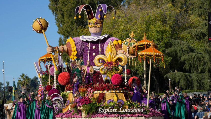 Pasadena Rose Parade float.