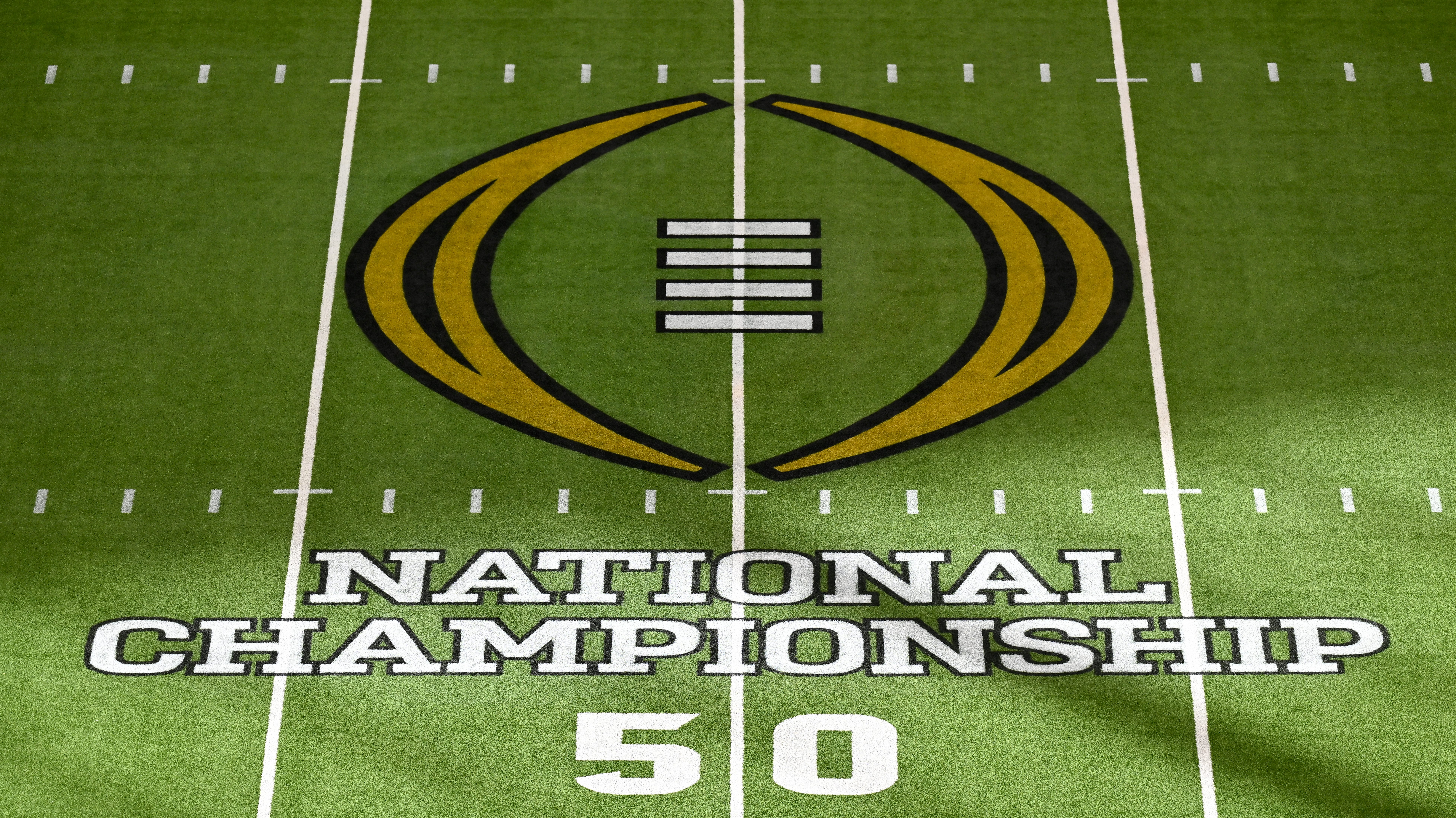 thumbnail image 2 of NCAA College Football Playoff CFP Black Decal – 2 Full Size Helmet Decals, 20mil Vinyl 2 of 5