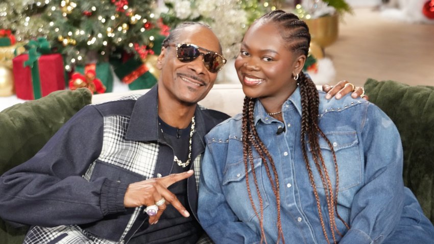 Snoop Dogg and Cori Broadus appear on "The Jennifer Hudson Show" for the Dec. 2, 2024 episode.