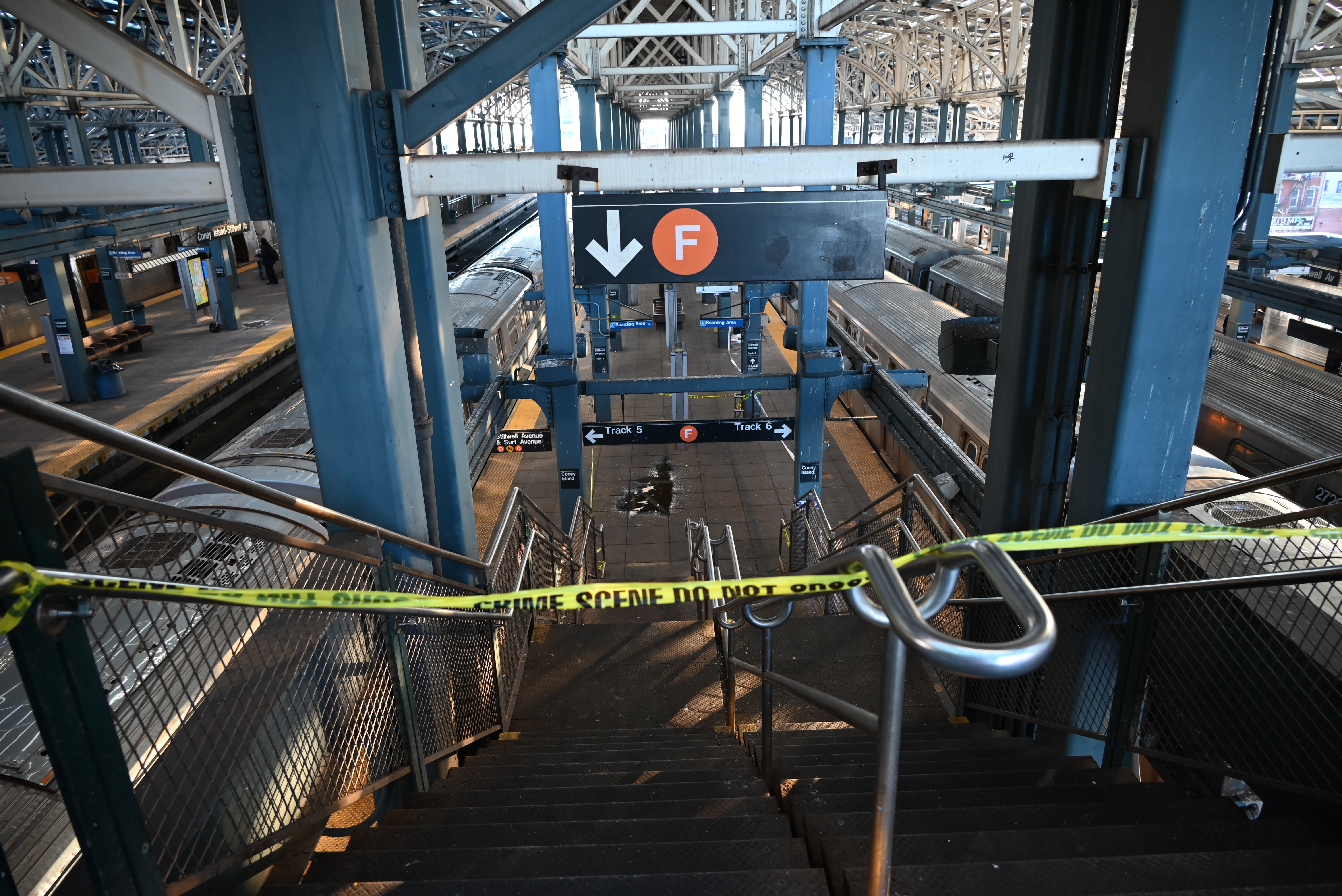 Woman dies after being set on fire at subway train in New York