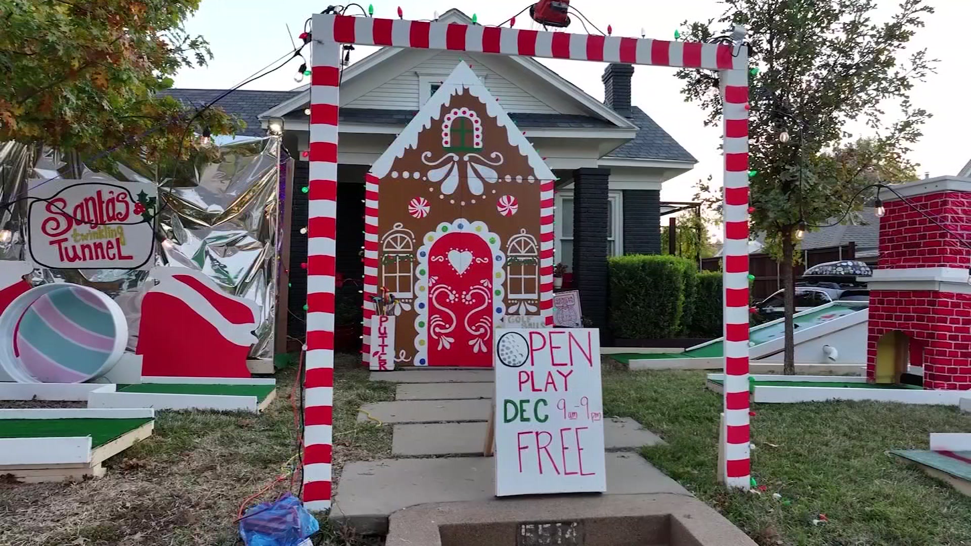 Dallas family's over the top Christmas display