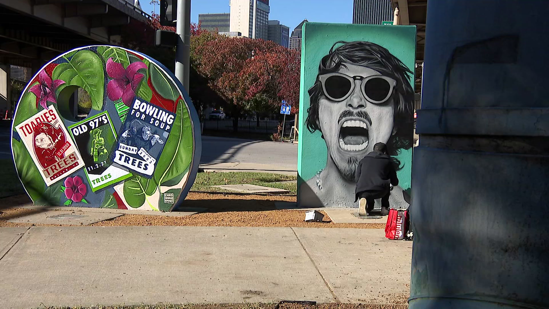 Musical art garden in Deep Ellum combines music and murals – NBC 5