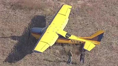 Cessna pilot lands in a Royse City field