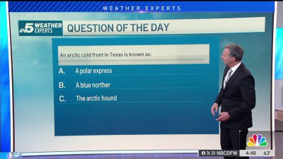 Weather Quiz: Arctic cold front