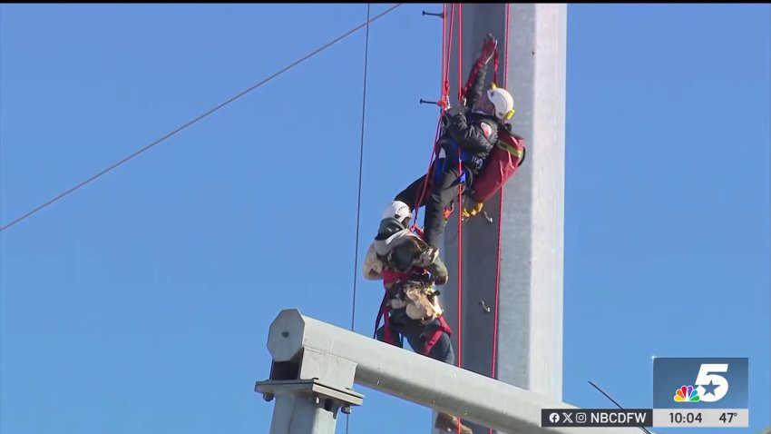 Worker critically injured after contact with high-voltage power line in Burleson