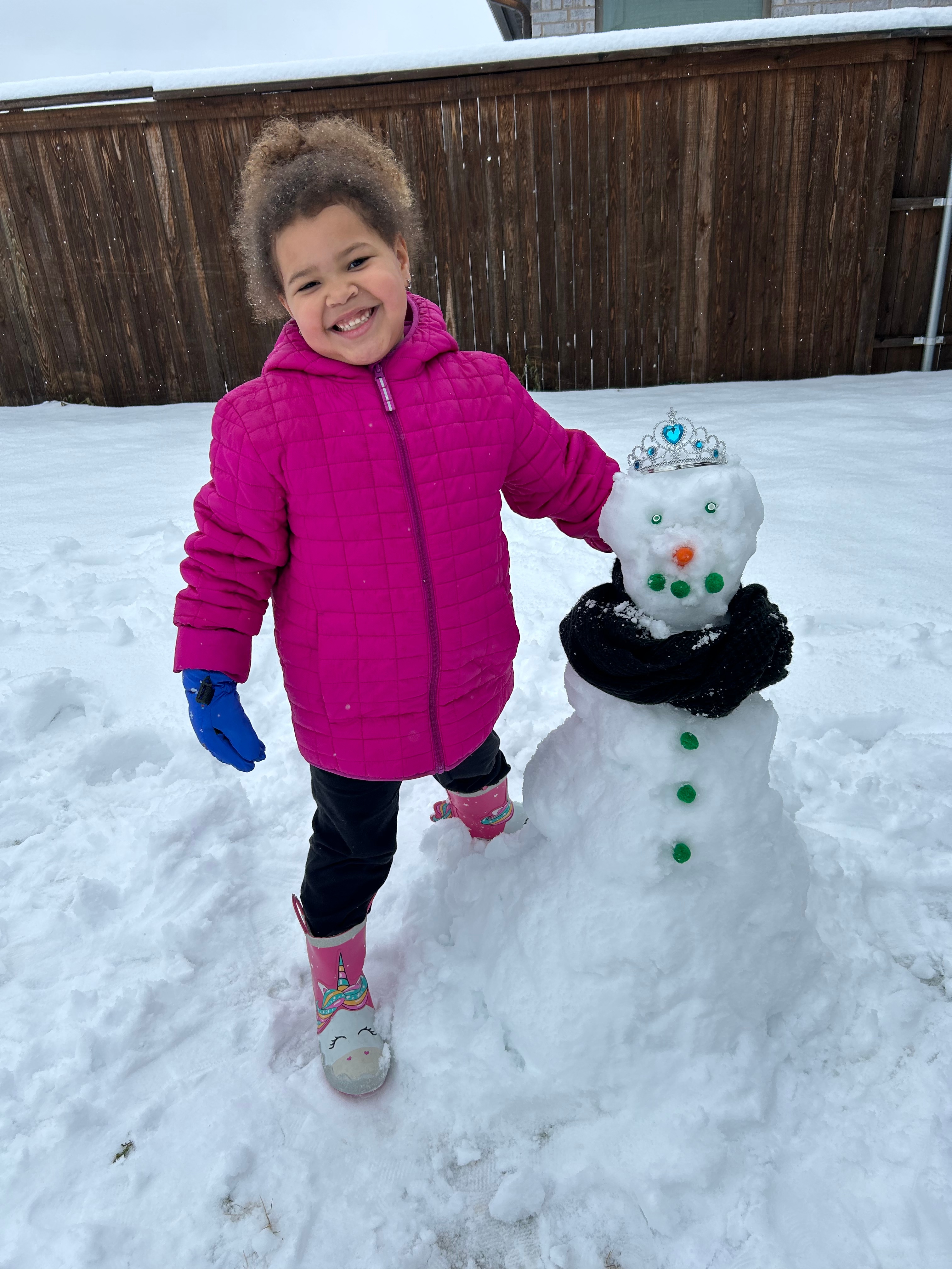 Banks (age 5) and her snow princess in Celina Tx
Sent from Yahoo Mail for iPhone