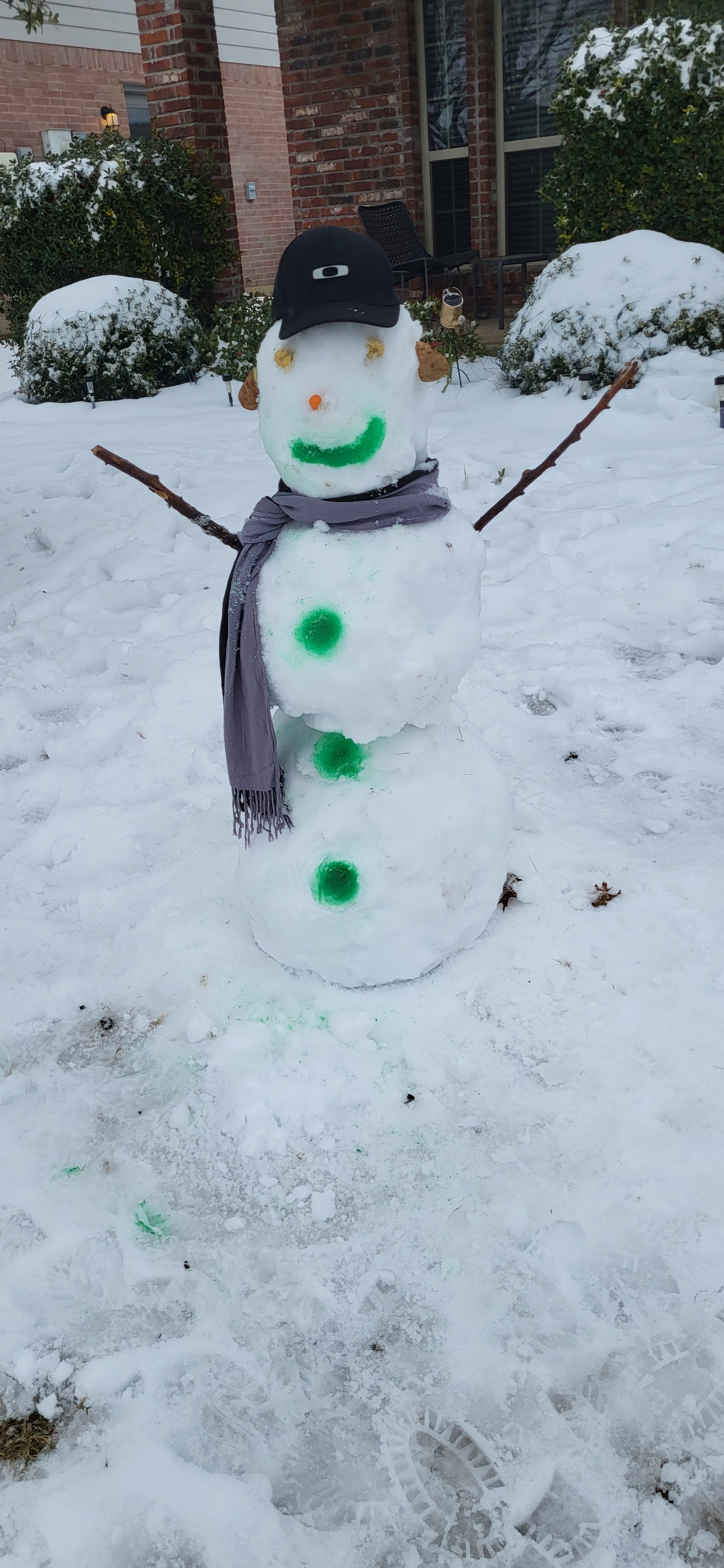 Our snowman from today