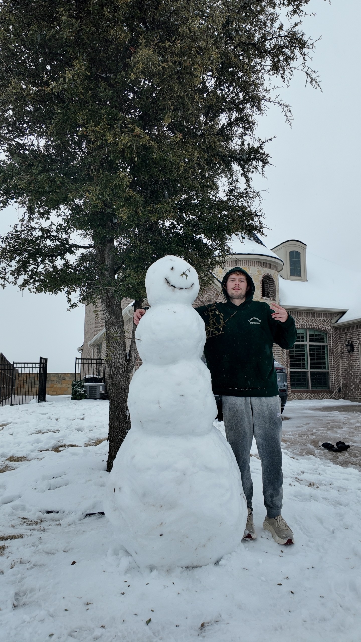 My size snowman in Prosper Tx