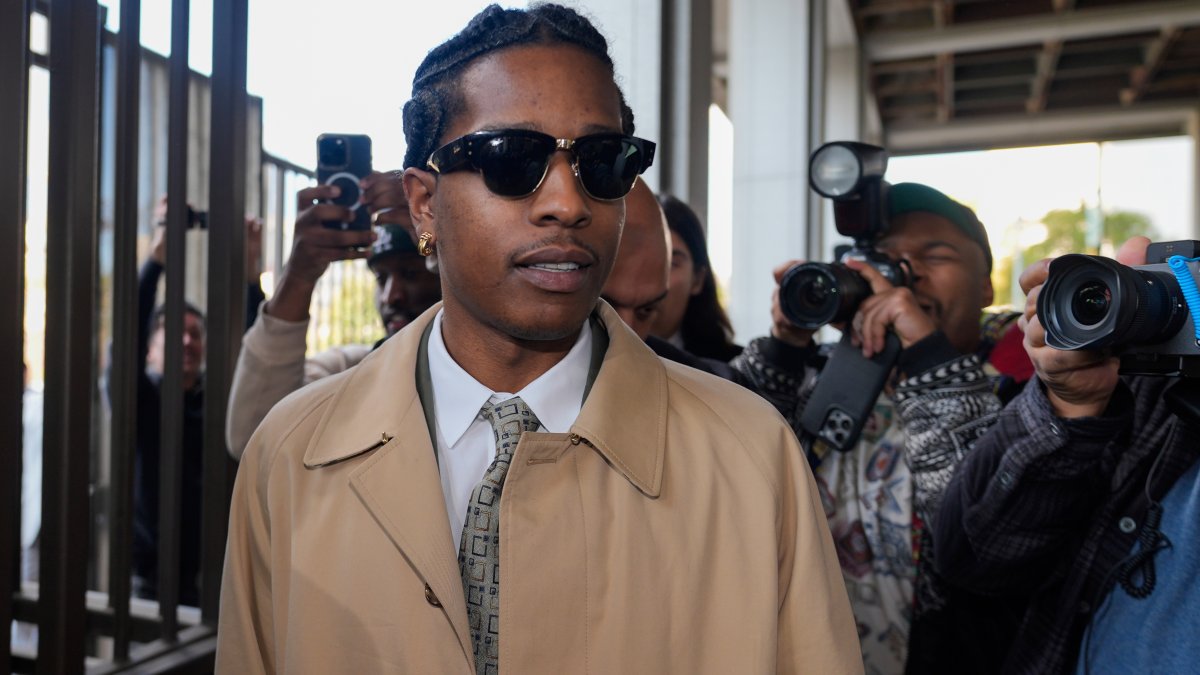 Rihanna makes first court appearance at the trial of her partner A$AP Rocky, as accuser testifies