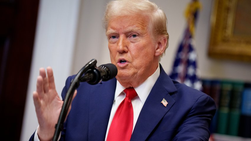 WASHINGTON, DC – JANUARY 21: U.S. President Donald Trump speaks during a news conference in the Roosevelt Room of the White House on January 21, 2025 in Washington, DC. Trump announced an investment in artificial intelligence (AI) infrastructure and took questions on a range of topics including his presidential pardons of Jan. 6 defendants, the war in Ukraine, cryptocurrencies and other topics. (Photo by Andrew Harnik/Getty Images)