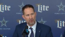 Brian Schottenheimer was introduced as the head coach of the Dallas Cowboys on Monday, Jan. 27, 2025.