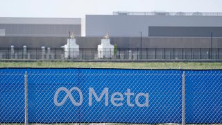 Outside view of Meta’s Facebook data center in Eagle Mountain, Utah, on July 18, 2024.