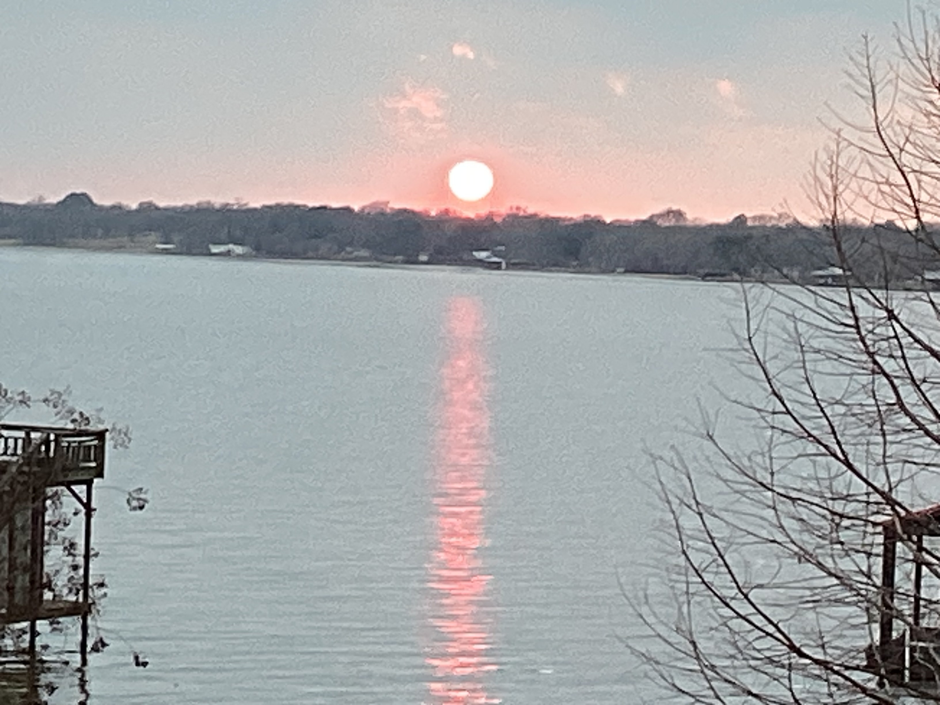 Sunset at Cedar Creek Lake