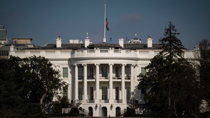 The White House in Washington, DC, US, on Friday, Jan. 24, 2025. European officials are seeking commitments from the new US administration of President Donald Trump to take part in security guarantees for Ukraine as diplomatic pressure to end the Russian invasion mounts.