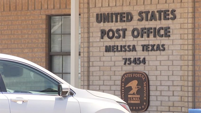 Melissa Post Office, Melissa, Texas, August 2024.