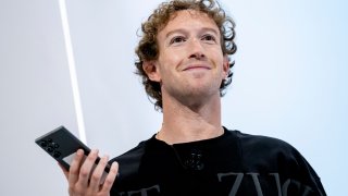 Meta CEO Mark Zuckerberg appears at the Meta Connect event in Menlo Park, California, on Sept. 25, 2024.