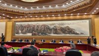 Chinese President Xi Jinping met with global executives on Friday, March 28, 2025.