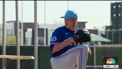 Reliever Robert Garcia hopes to build on his Major League dream with the Texas Rangers