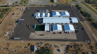 Visual documentation of the soft-sided, expedited processing facility in Laredo, Texas, Sept. 23, 2021. The facility provides a suitable location for agents to house and process single adults, family member units, and noncitizen unaccompanied children arriving at the southwest border.